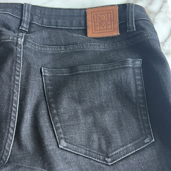 Toteme black straight leg jeans 28 - Picture 6 of 6